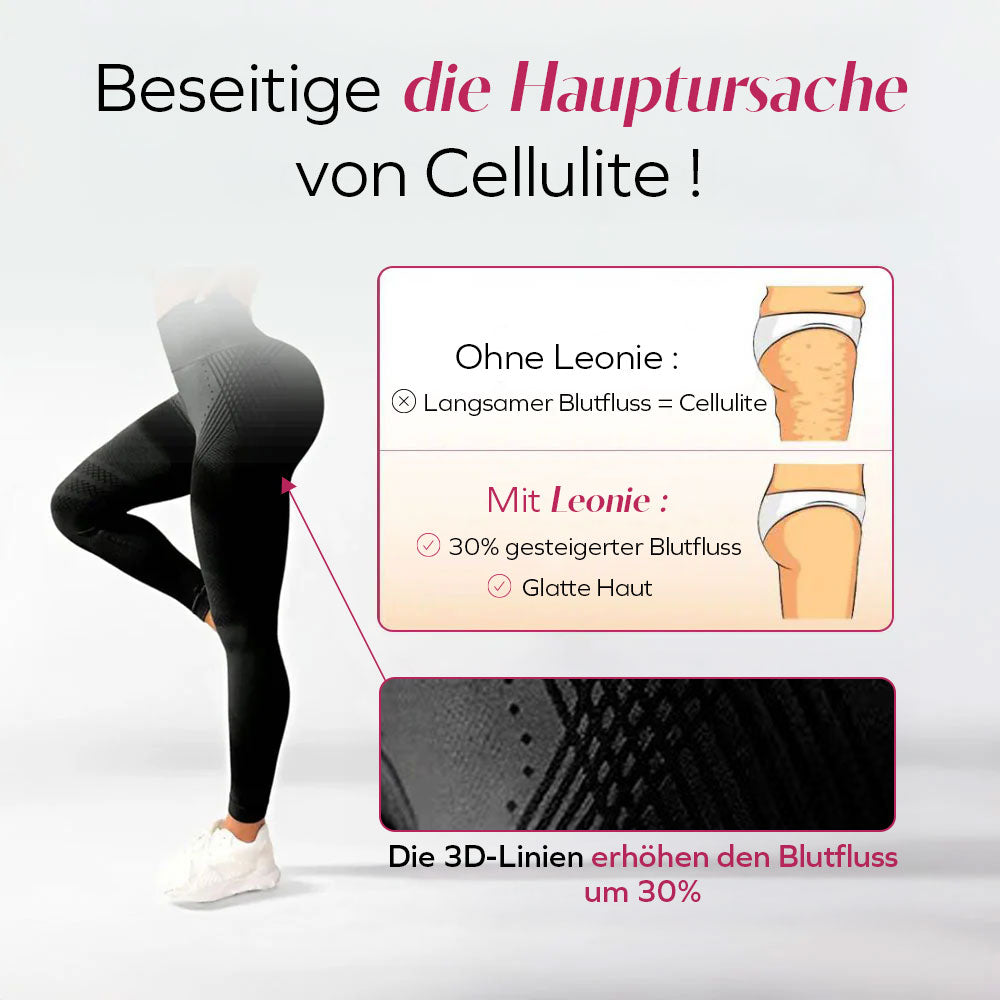 3D-Leggings | Schwarz