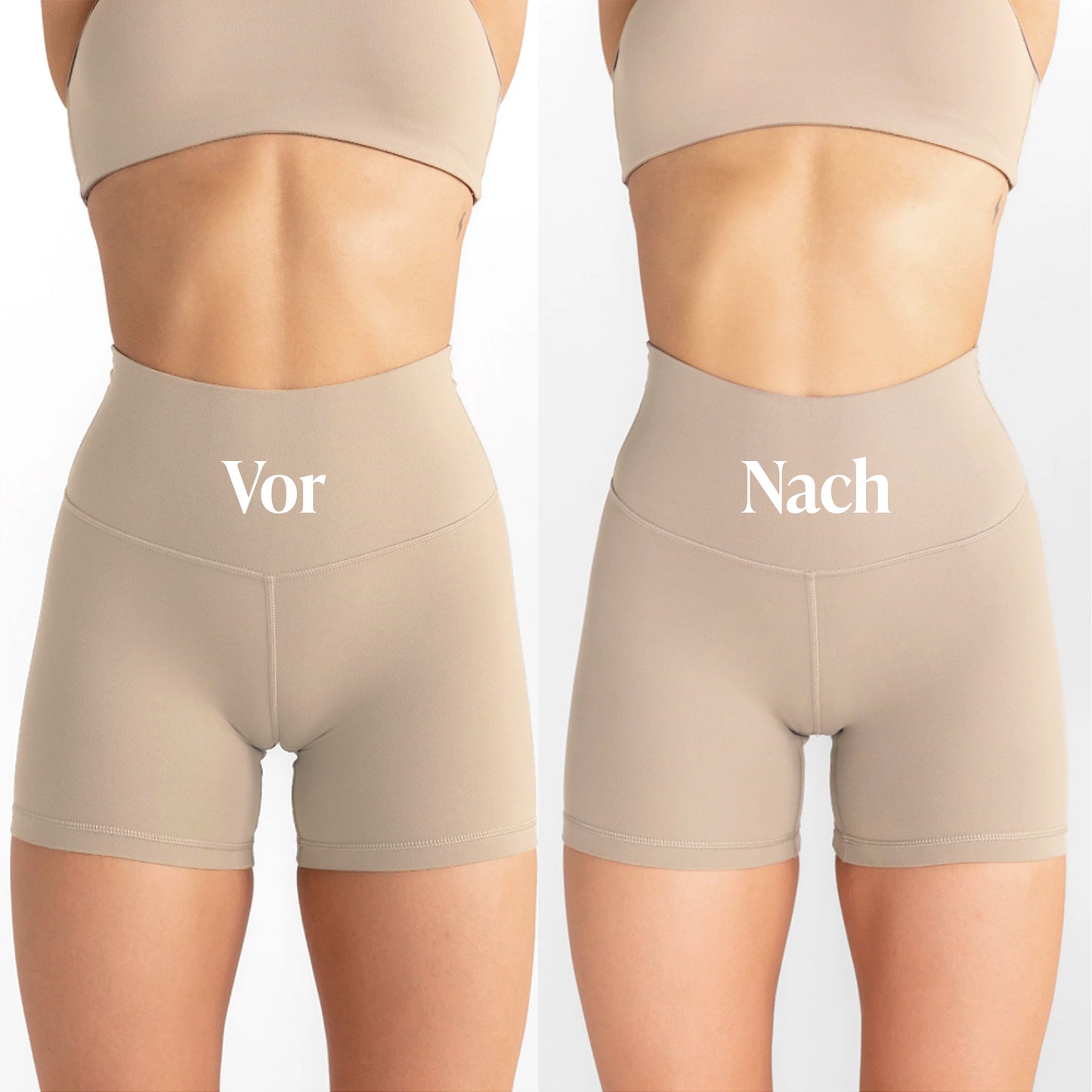 Tanga mit hoher Taille Hautfarben (3er-Pack)