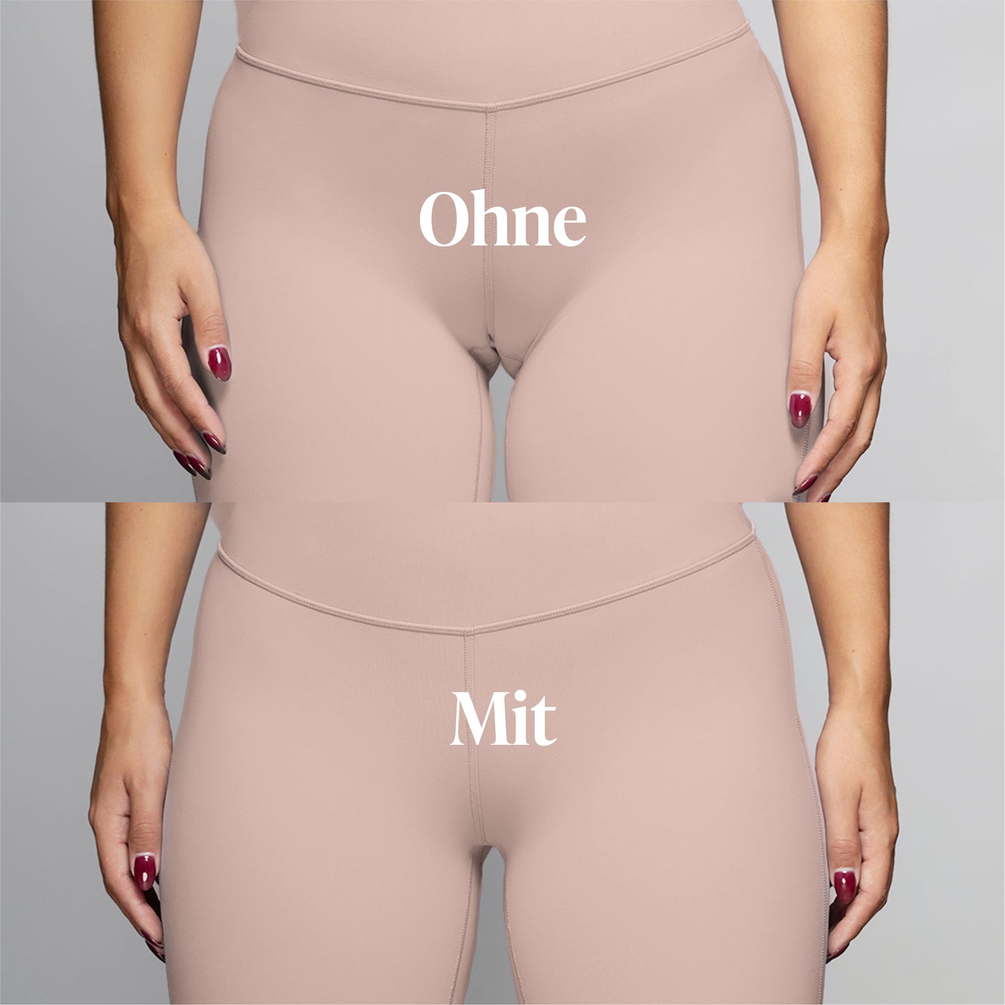 Tanga mit hoher Taille Hautfarben (3er-Pack)