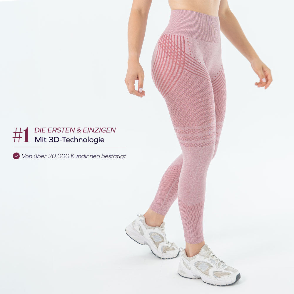 3D-Leggings | Beige