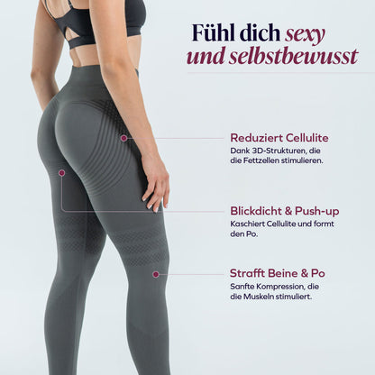 3D-Leggings | Dunkelgrau