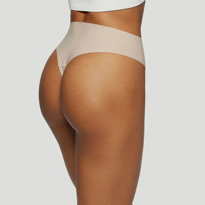 Tanga mit hoher Taille Hautfarben (3er-Pack)