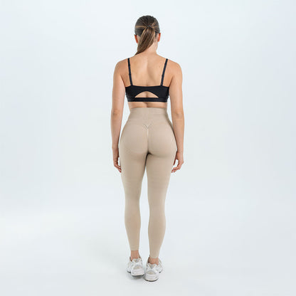 3D-Leggings | Beige