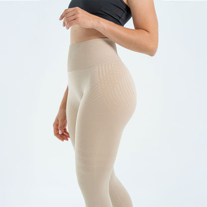 3D-Leggings | Beige