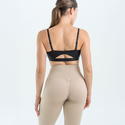 3D-Leggings | Beige
