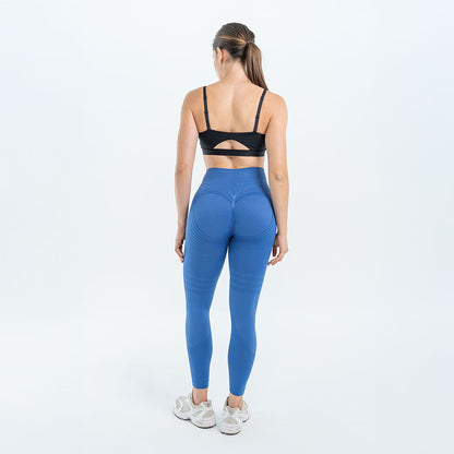 3D-Leggings | Azurblau