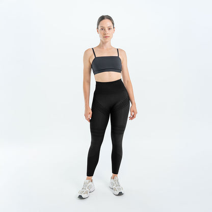 3D-Leggings | Schwarz