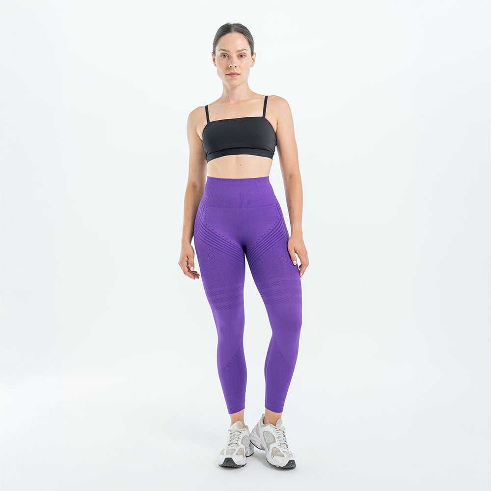 3D-Leggings | Violett