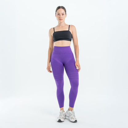 3D-Leggings | Violett