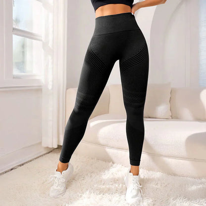 3D-Leggings | Schwarz