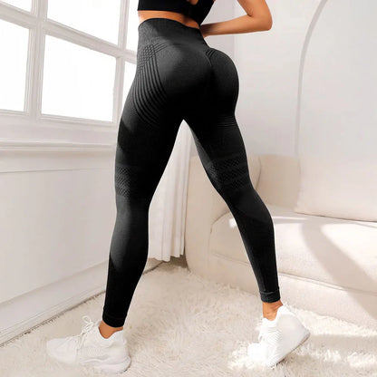 3D-Leggings | Schwarz